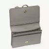 Alphabet card holder in grained leather