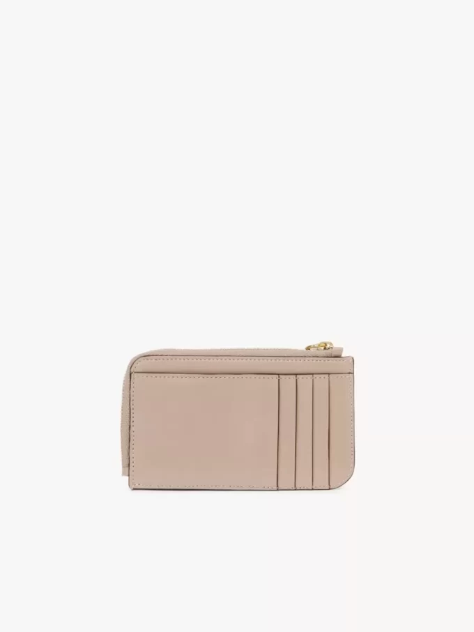 Alphabet wallet in shiny leather