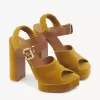 Aria platform sandal