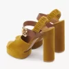 Aria platform sandal