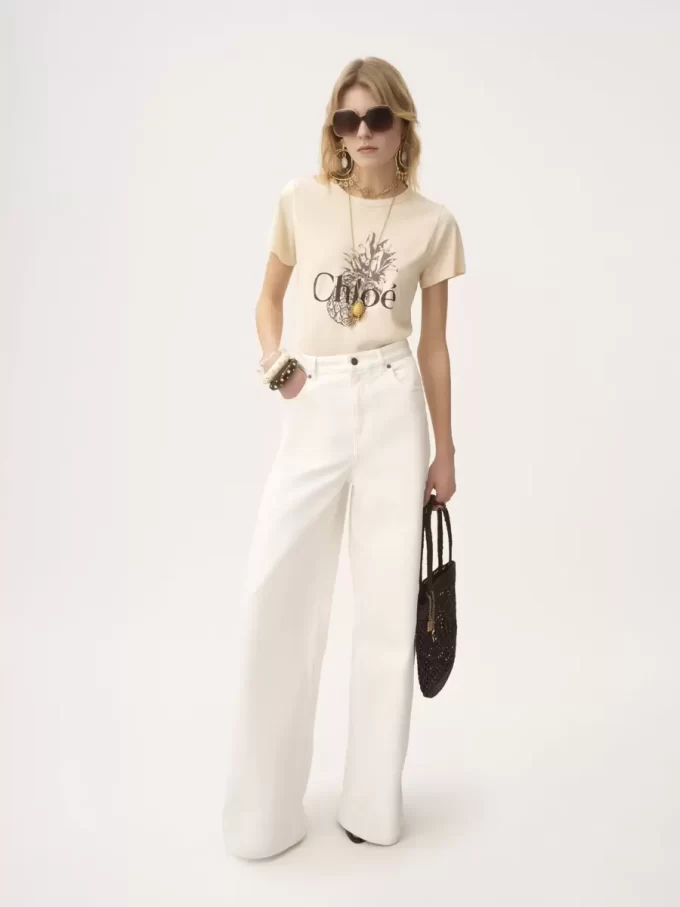 Baby fit logo T-shirt in cotton jersey