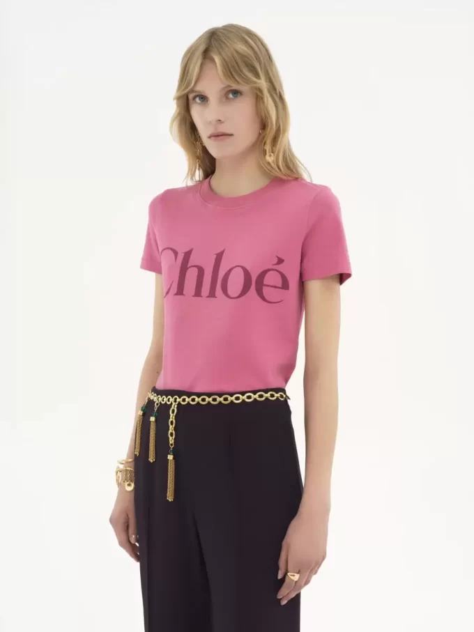 Baby fit logo T-shirt in cotton jersey