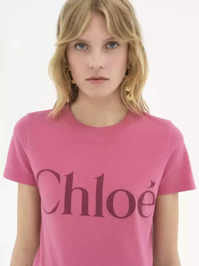 Baby fit logo T-shirt in cotton jersey