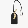 Banana tag in shiny leather
