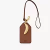 Banana tag in shiny leather