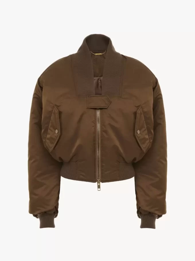 Bomber jacket in nylon