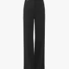 Boyish tailored pants in wool grain de poudre