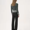 Boyish tailored pants in wool grain de poudre