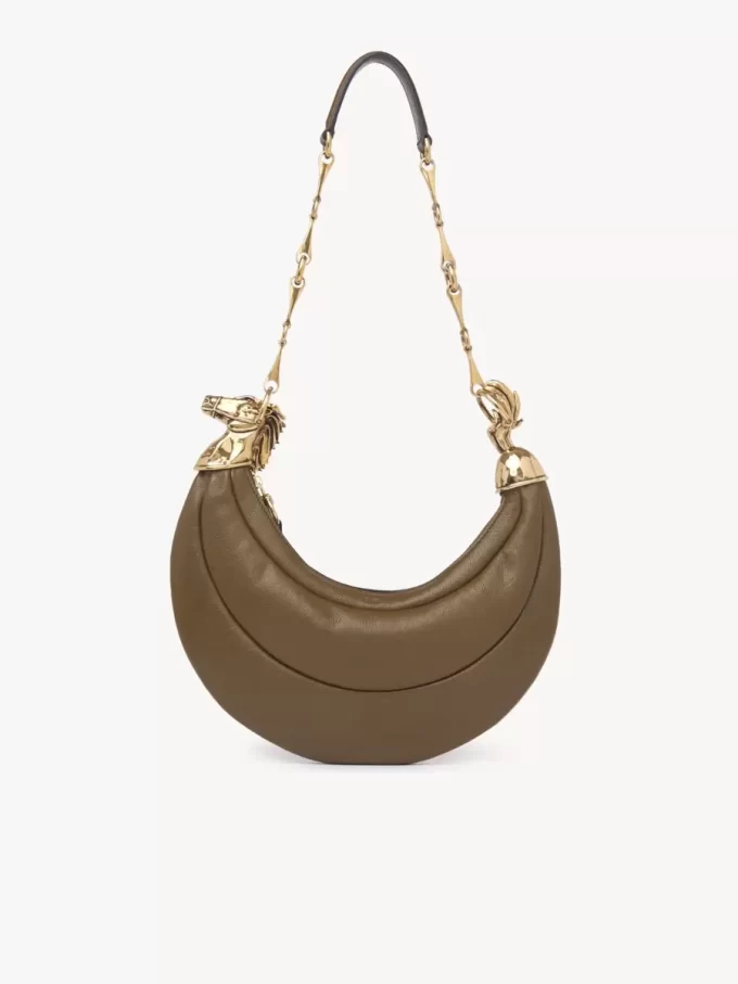 Chain Horse shoulder bag in soft leather