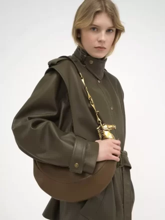 Chain Horse shoulder bag in soft leather