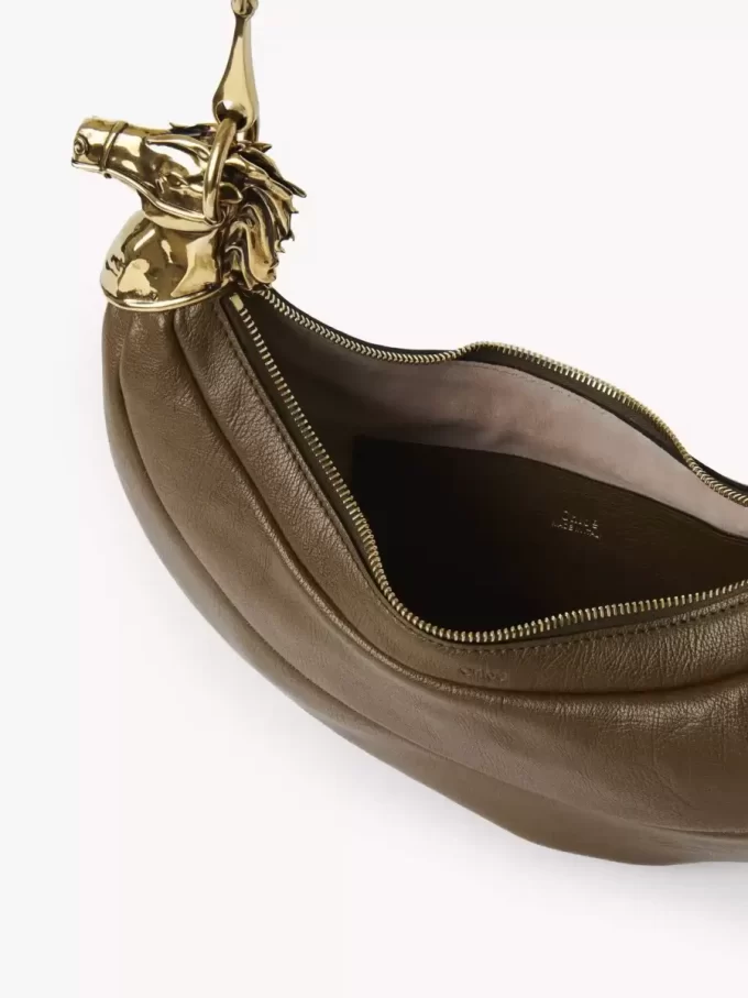 Chain Horse shoulder bag in soft leather