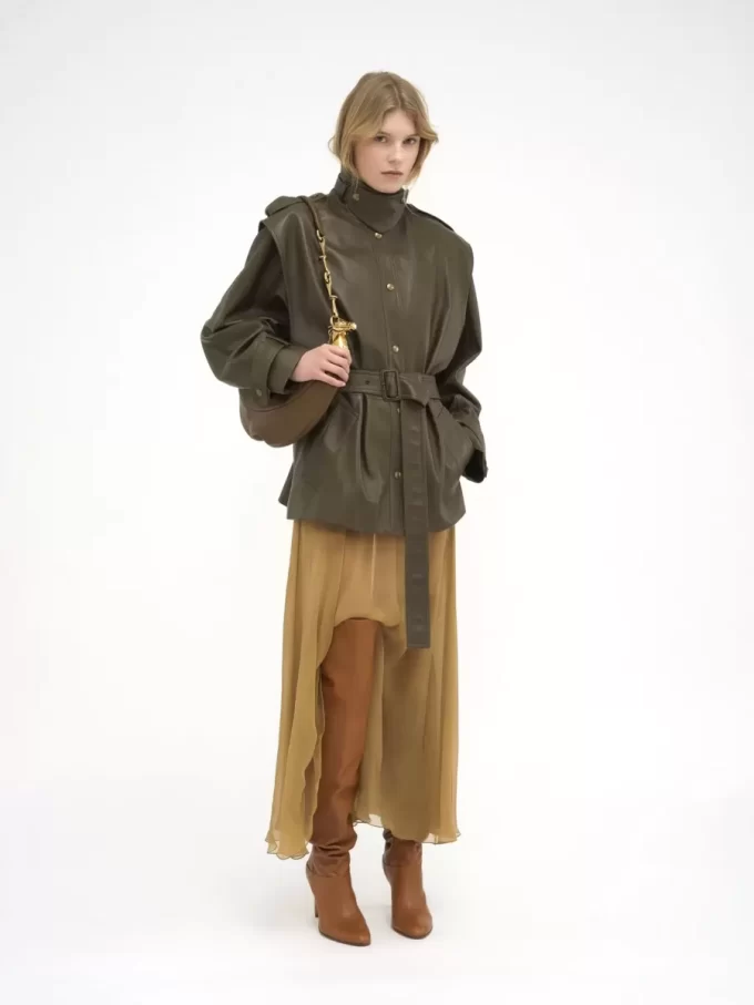 Chain Horse shoulder bag in soft leather