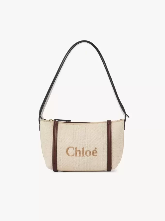 Chloé Carry shoulder bag in raffia