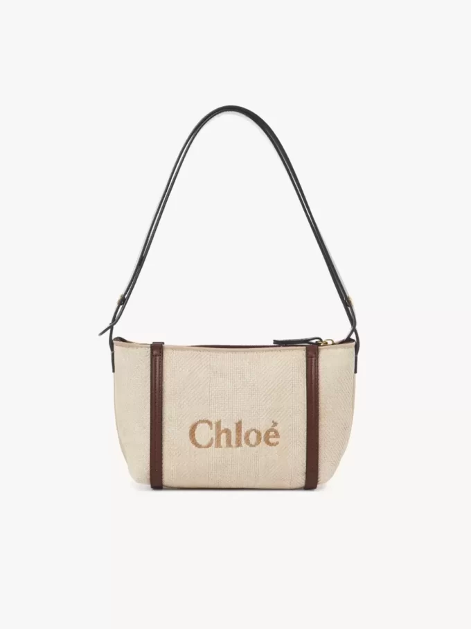Chloé Carry shoulder bag in raffia