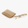 Chloé Charms card holder in grained leather