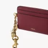 Chloé Charms card holder in grained leather