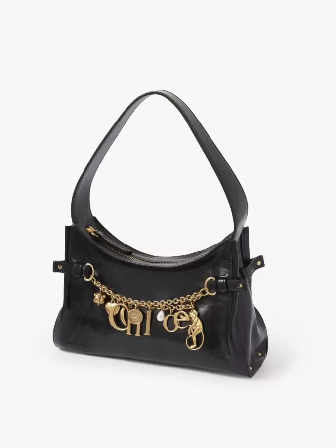 Chloé Charms hobo bag in shiny leather