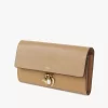 Chloé Charms long wallet with flap in grained leather