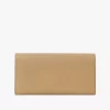 Chloé Charms long wallet with flap in grained leather