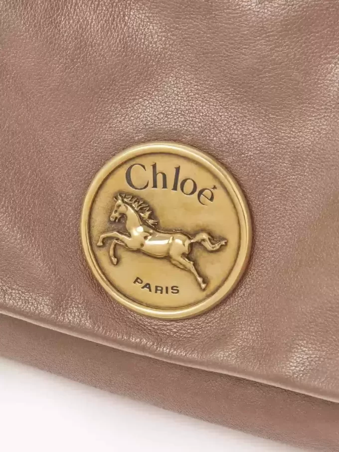 Chloé Heritage shoulder bag in grained leather
