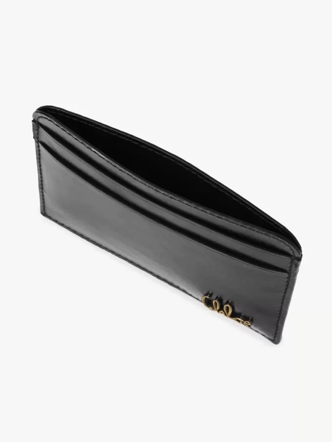 Chloé Iconic card holder in shiny leather