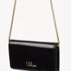 Chloé Iconic flap wallet on chain in patent leather