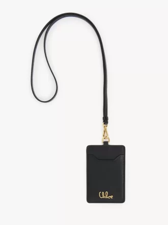 Chloé Iconic pass holder in grained leather
