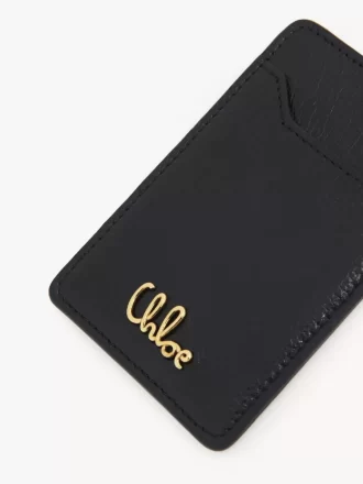 Chloé Iconic pass holder in grained leather