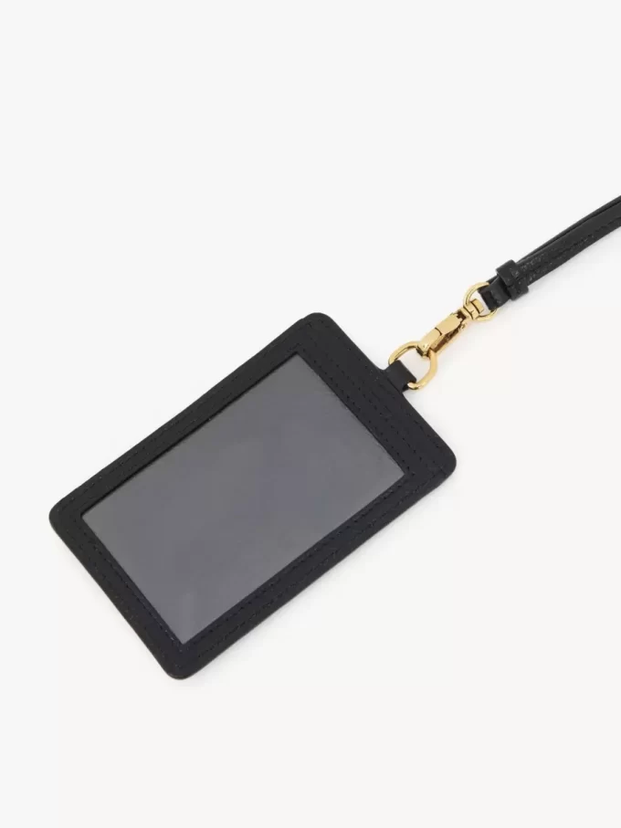 Chloé Iconic pass holder in grained leather