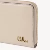 Chloé Iconic zipped long wallet in shiny leather