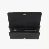 Chloé Spin flap wallet on chain in grained leather