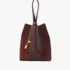 Chloé Spin tote bag in grained & suede leather