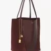 Chloé Spin tote bag in grained & suede leather
