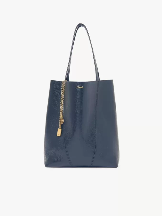 Chloé Spin tote bag in grained leather