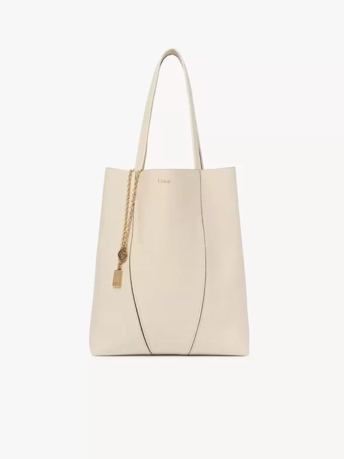 Chloé Spin tote bag in grained leather