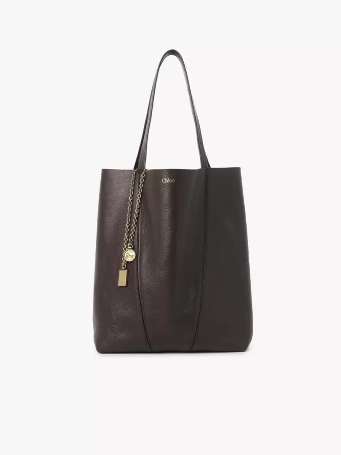 Chloé Spin tote bag in grained leather