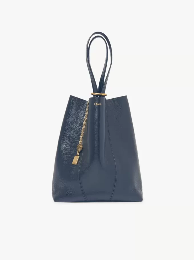 Chloé Spin tote bag in grained leather