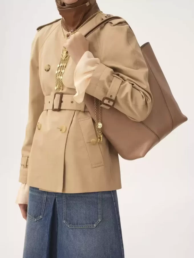 Chloé Spin tote bag in grained leather