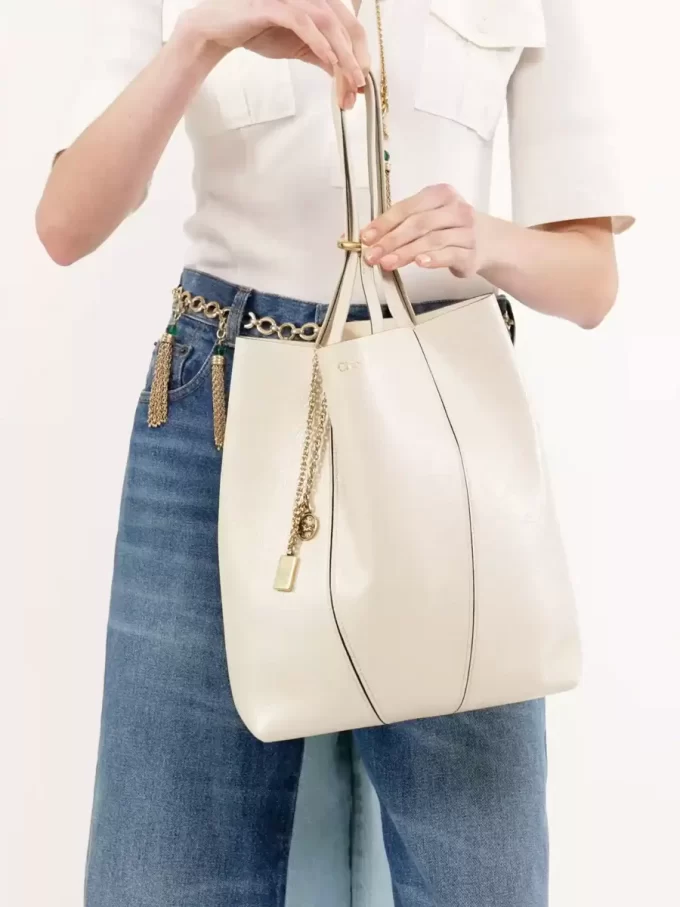 Chloé Spin tote bag in grained leather