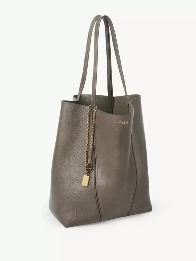 Chloé Spin tote bag in grained leather
