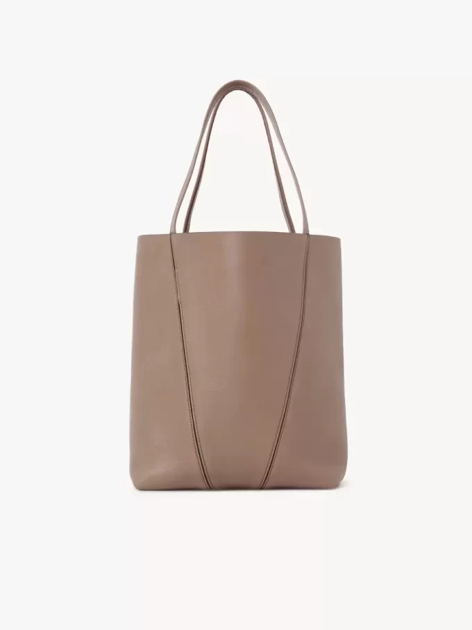 Chloé Spin tote bag in grained leather