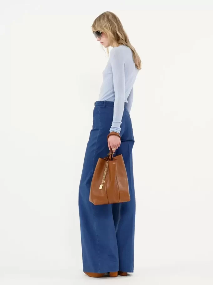 Chloé Spin tote bag in grained leather