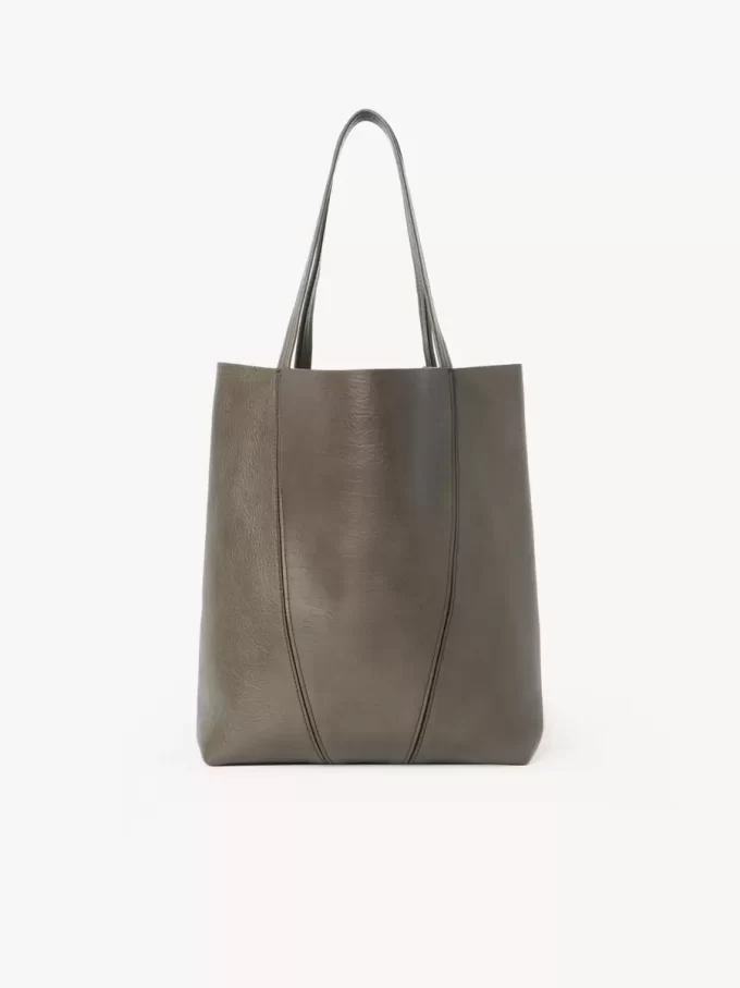 Chloé Spin tote bag in grained leather
