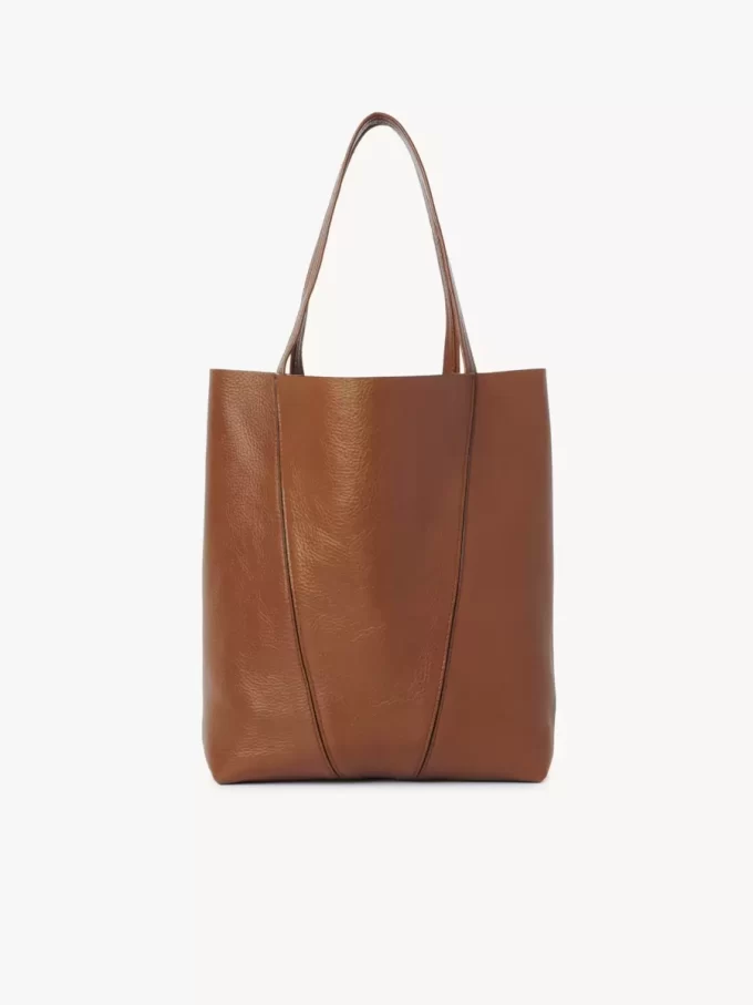 Chloé Spin tote bag in grained leather