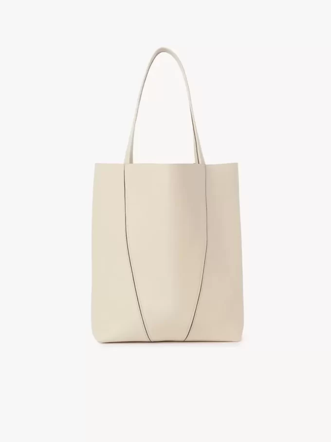 Chloé Spin tote bag in grained leather