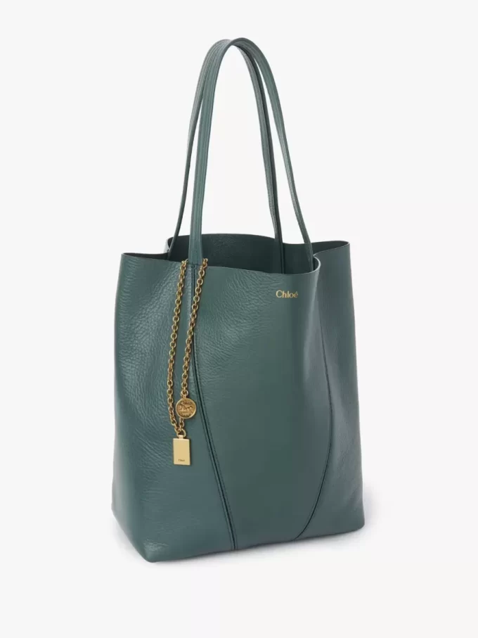 Chloé Spin tote bag in grained leather