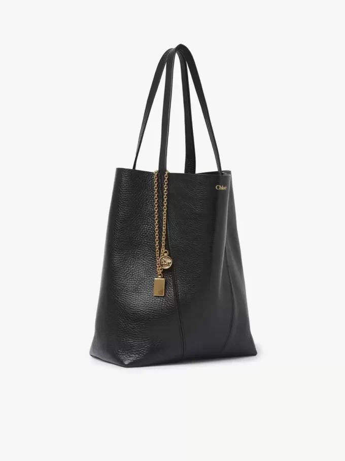 Chloé Spin tote bag in grained leather