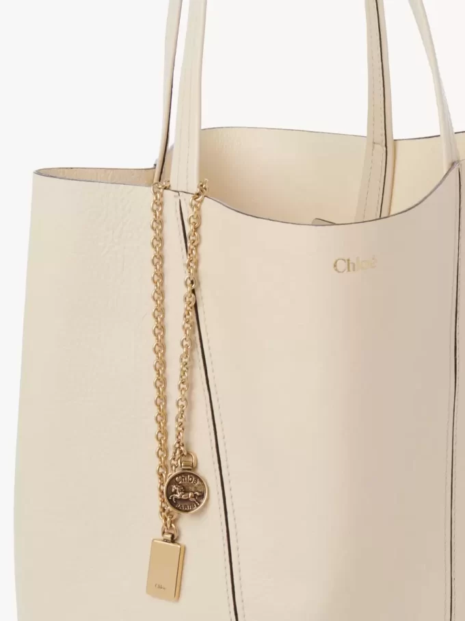 Chloé Spin tote bag in grained leather
