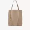 Chloé Spin tote bag in suede leather