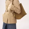 Chloé Spin tote bag in suede leather